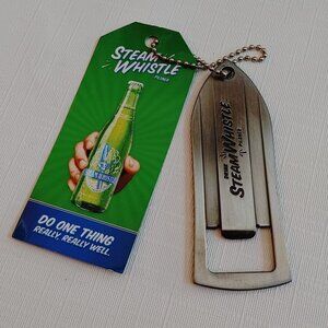 2009 Retro Steam Whistle Bottle Opener With Tag Pilsner